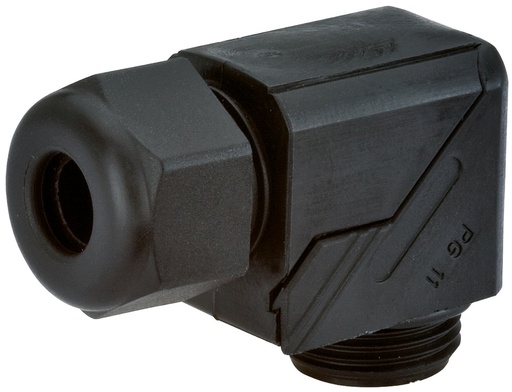 [E3X3P] Hsk W M16x1.5 Hoekige Kabeldoorvoer Zwart Pa - 1313160150
