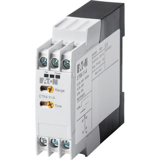 [E3XD6] Eaton ETR4-11-A Industrial Time Delay Relay 24-240V - 031882