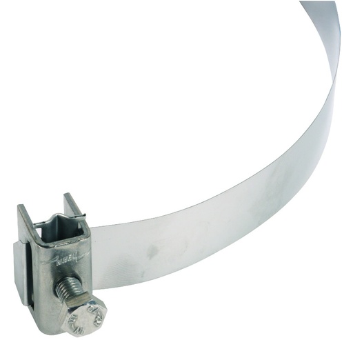 [E3XFG] DEHN Acier Inoxydable Pince À Tuyau 25mm Pour Tuyaux De 50-300mm - 106323