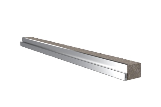 [E3XJJ] Rittal VX Sección De Entrada De Cable De Aluminio 600mm - 8618800 [2 Piezas]