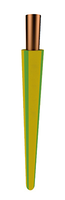 [E3XHT] TKF H07Z1-U B2ca 6mm² Vert Jaune Fil D'Installation - 181611