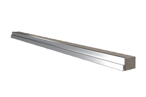 [E3XJZ] Rittal VX Cable Entry Profile 800mm Center Mount - 8618801 [2 Pieces]