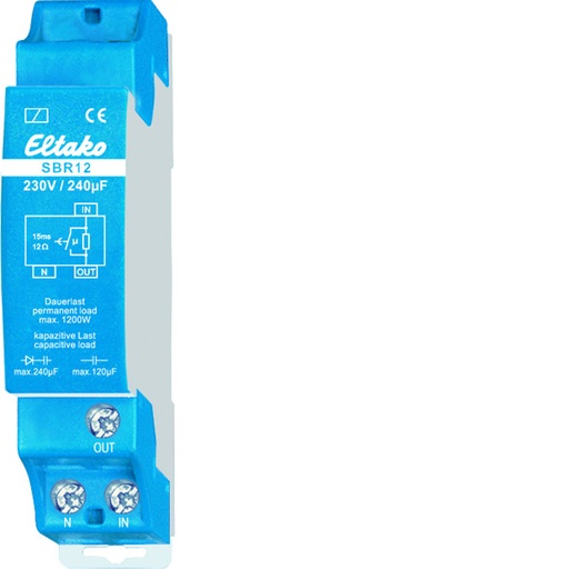 [E3XNX] Eltako Sbr12 Relais De Limitation Du Courant D'Appel 230V - 22100430