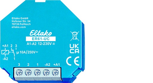 [E3XPB] Eltako ER61-UC Electronic Switching Relay 10A 250V - 61001601