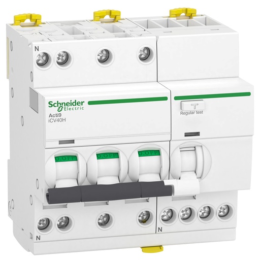 [E3XSU] Schneider Electric ICV40H 3P+N 6A RCBO Aardlekautomaat - A9DC4706