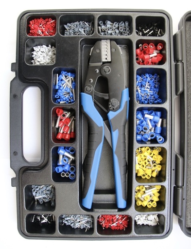 [E3XUR] Kit De Manchons De Fil Professionnel Conex Avec Outils De Sertissage - CE900102