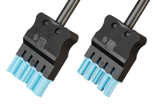 [E3XU9] Cable De Conexión DALI 5 Pines 1.5mm² 3M Azul - 9D47PM30