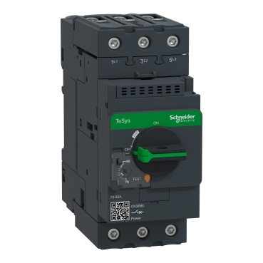 [E3XVX] Schneider TeSys GV3 80A Interruptor De Circuito Para Motor - GV3P80