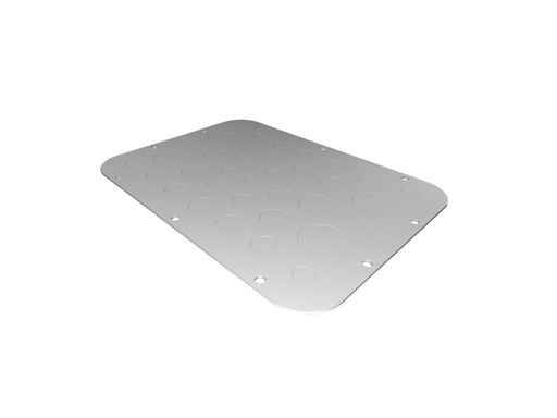 [E3XX6] Rittal SZ Plaque De Gland Métallique Taille 5 Avec Ports Métriques - 2575100