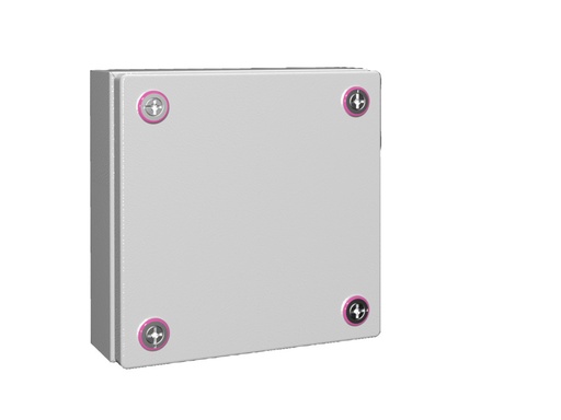 [E3XXA] Rittal KX Caja De Terminales De Acero 200x200x80mm RAL7035 - 1516000