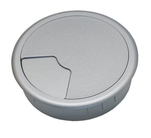 [E3XYZ] 60mm Kabelmanagement Grommet Silber Grau - 49.80.019