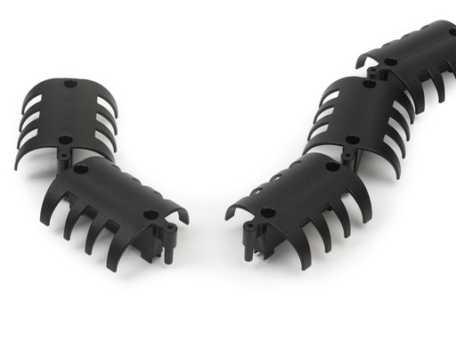 [E3XZ3] OCS Munich Horizontal Cable Management System 100mm 15PC - 49.20.001 [15 Pieces]