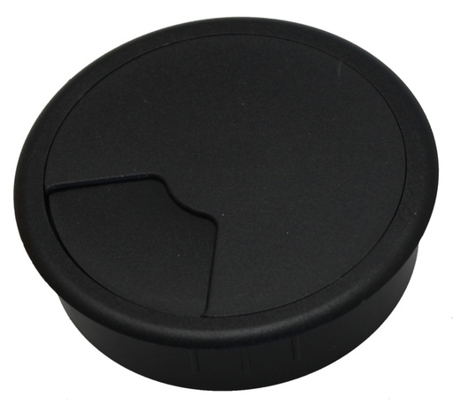[E3XYH] Grommet De Escritorio Para Gestión De Cables Negro De 60 Mm - 49.80.018