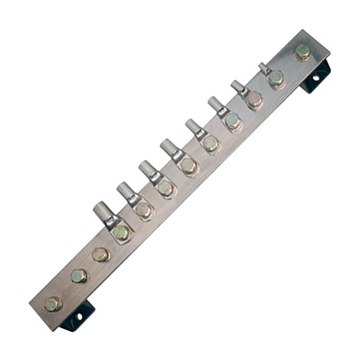 [E3XYU] Main Ground Bar 200A With Cable Lugs 400mm - 260501