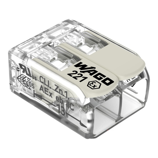 [E3XZX] Conector De Empalme Compacto Ex E De 2 Conductores 6mm² - 221-682