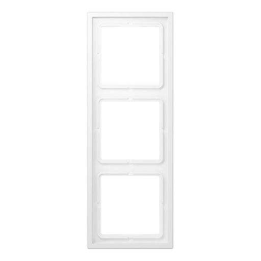 [E3Y4K] Jung LS Zero Marco Triple Tapa Blanco Mate - LSZ983BFWWM