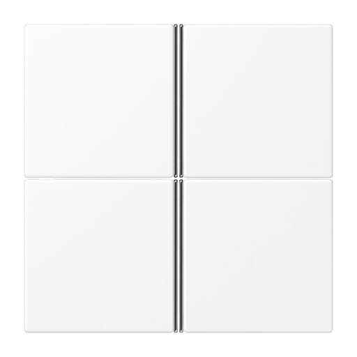 [E3Y4H] Jung F40 LS 4 Bouton Panneau De Contrôle KNX Mat Blanc - LS404TSAWWM