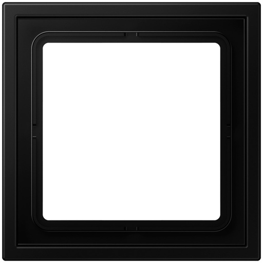 [E3Y4J] Jung LS-ZERO Enkele Afdekking Frame Zwart Mat - LSZ981BFSWM