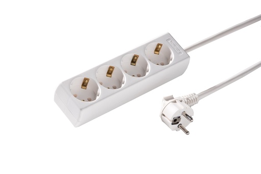 [E3Y52] Martin Kaiser 4-Way Desktop Power Strip With 1.5m Cable (European Socket) - 1046ZL/15W/KWS