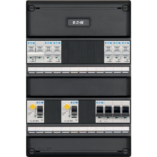 [E3Y72] Eaton S55 Flex 3-Fase 5-Groep Verdeelbord 40A - 1966037