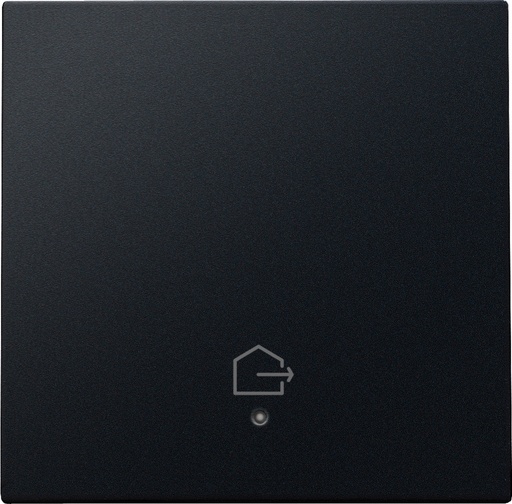 [E3Y6D] Niko Connected Smart Switch Finishing Set With Lens Black - 161-32902