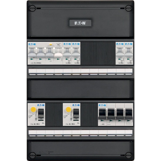 [E3Y73] Eaton S55 Flex Tableau De Distribution 3 Phases 4 Groupes - 1966031