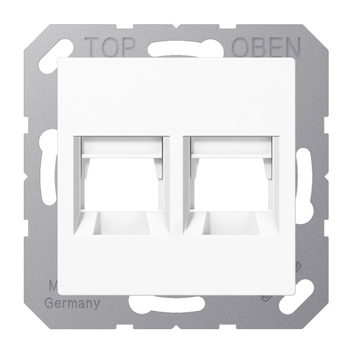 [E3Y7E] Jung AS500 Dubbele RJ45 Afdekking Wit - A1569-2BRWW