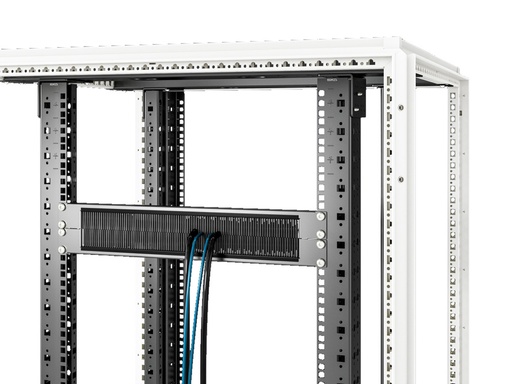 [E3Y6G] Rittal 19 Inch Cable Management Panel With Brush 1U - 5302202