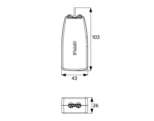 [E3Y92] Boîte De Jonction Professionnelle Opple Blanche - 542098030700