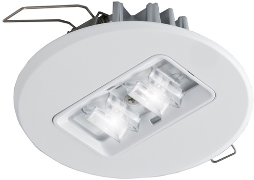 [E3YA9] ABB VanLien 2W Round LED Recessed Emergency Light - 7TCA091130R0389