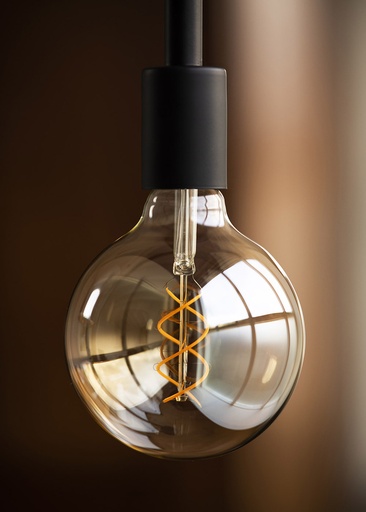 [E3Y9Z] Bailey Spiralförmige Basis G95 LED Filament Globe Lampe E27 4W Gold - 144338