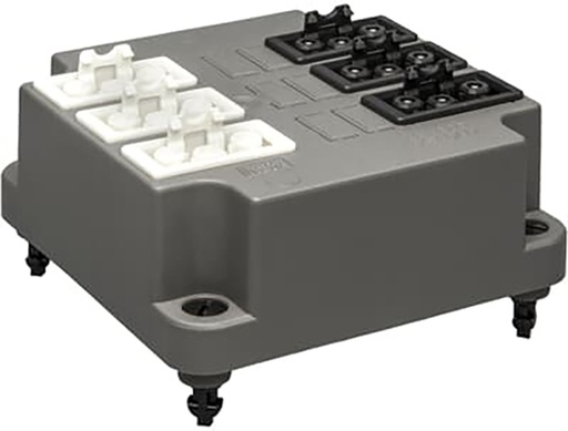 [E3YFG] ABB 3640 GST18 Connector Afdekking 6x3P Zwart Wit - 1SPA007130F9585