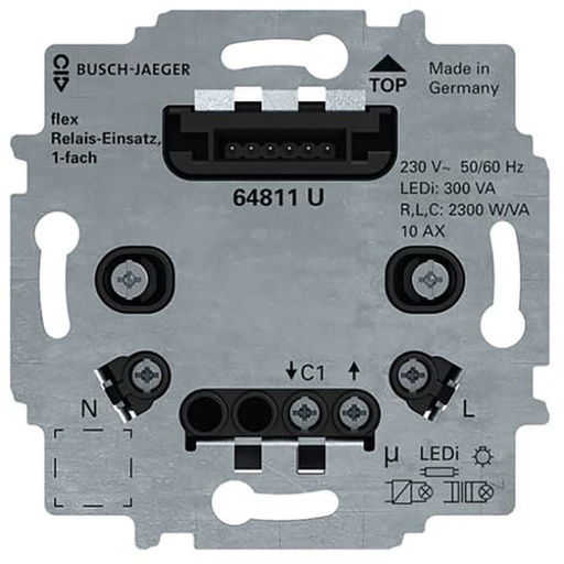 [E3YG6] ABB Busch Flex Relay Base Single Channel - 2CKA006800A3041
