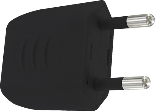 [E3YGC] Euro Stroomplug 2.5A Zij Ingang Zwart - 177015001