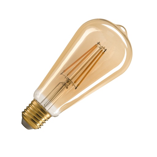 [E3YHQ] Slv St64 Ampoule Led Filament Dorée E27 7.5W 2500K Cri90 - 1005265