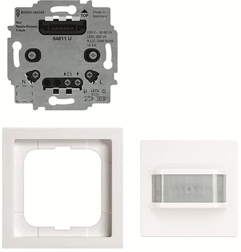 [E3YGU] ABB Busch Bewegungsmelder 180 Flex Komfort Set Zukunft - 2CKA006800A2987