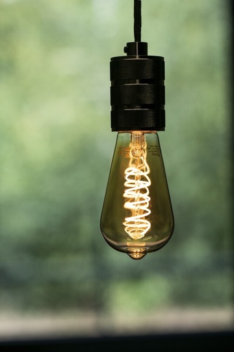 [E3YNB] Bailey Spirale Led Edison St64 E27 3.2W Dimmable Or - 145013