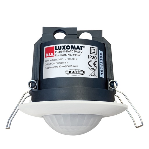 [E3YNR] BEG PD2N-M-DACO DALI-2 Presence Detector 10M White IP20 - 93452