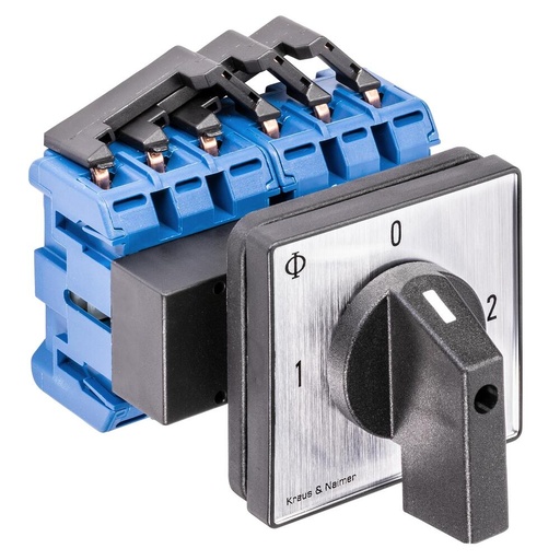 [E3YQN] Interruptor De Montaje En Panel De 4 Polos 25A IP66 Mango Negro - 70017969