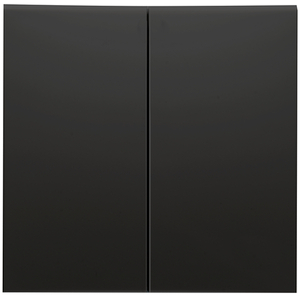 [E3YTS] Peha Badora Double Interrupteur Capot Noir Mat - 00276722