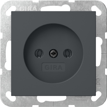 [E3YY2] Gira System 55 Nicht-Geerdete Steckdose 16A 250V Anthrazit - 448028