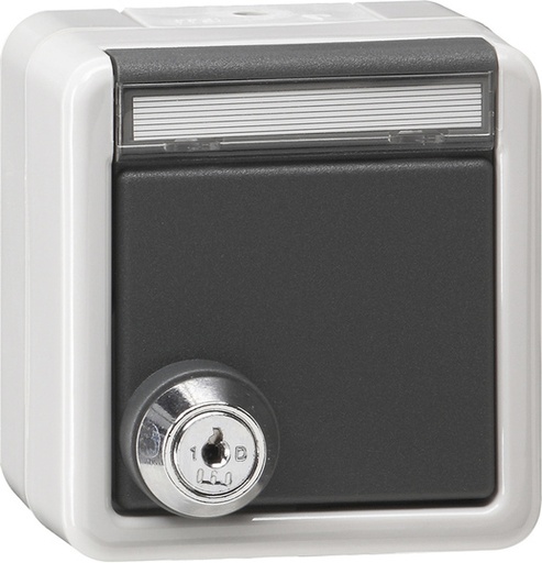 [E3YXT] Gira IP44 Außen SCHUKO Steckdose Mit Verriegelbarer Abdeckung - 456930