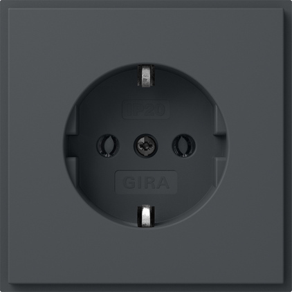 [E3YZC] Gira TX-44 Aardlekkende Stopcontact 16A 250V Antraciet - 418867