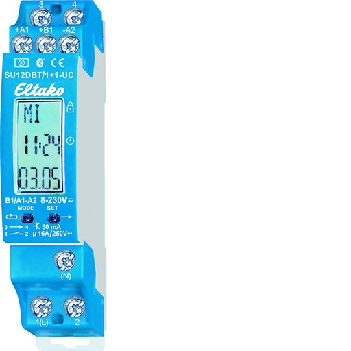 [E3Z25] Eltako Su12Dbt 2 Kanaals Digitale Timer Met Bluetooth - 23200902