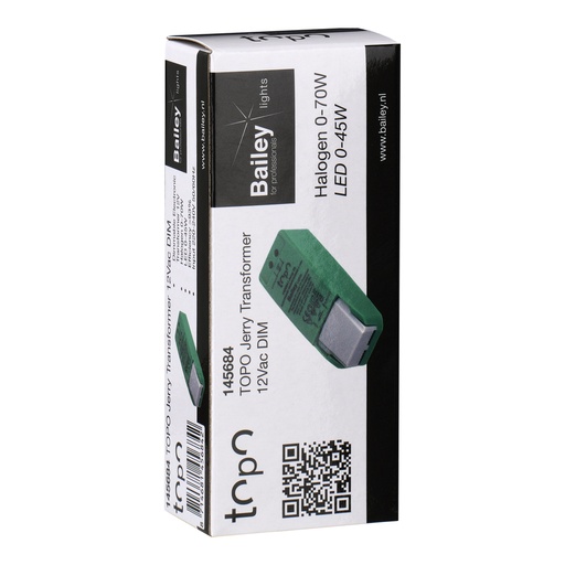 [E3Z2H] Bailey Topo Jerry Transformador Led 12V 70W/45W Regulable - 145684