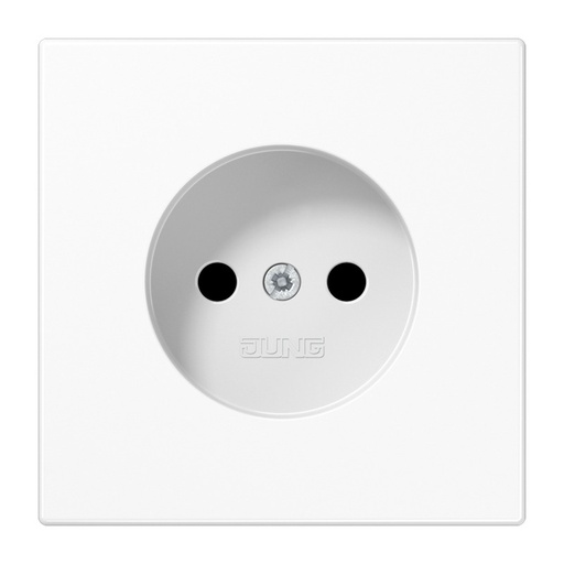 [E3ZJA] Jung LS990 Blanc Alpin Prise Murale Sans Broche De Terre (Prise européenne) - LS1910NWW