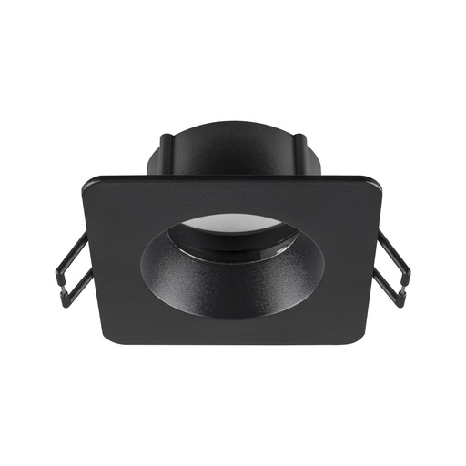 [E3ZHP] SLV Nouvelle Tria 68 Carrée IP65 Montage Plafond Anneau Noir - 1007347