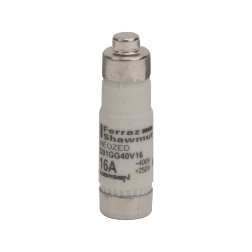 [E3ZK3] D0 Neozed 16A 400V Enlace De Fusible D01 Serie - R223023 [10 Piezas]