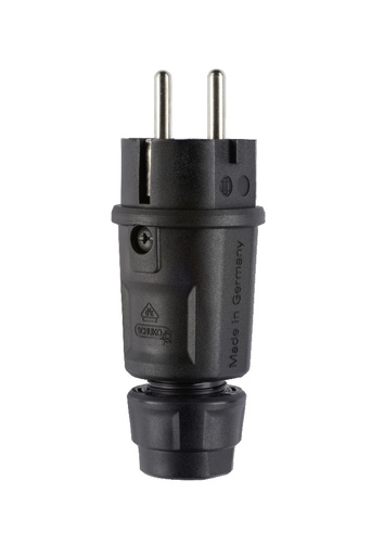 [E3ZKQ] Abl Hightech Ip54 Schuko-Stecker Mit Doppelter Erdung - 100000064