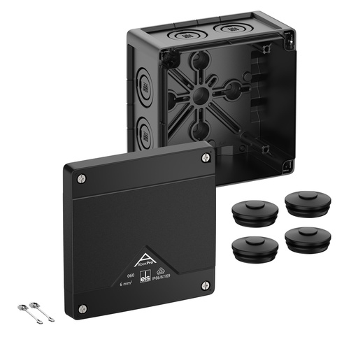 [E3ZPG] Spelsberg Pro Junction Box IP69 Black - 40600001